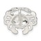 Sterling Silver Crab Slide Charm Pendant Cancer Jewelry 17mm x 21mm